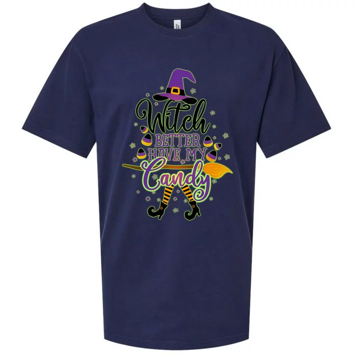 Funny Halloween Witch Better Have My Candy Sueded Cloud Jersey T-Shirt