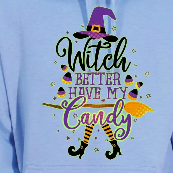 Funny Halloween Witch Better Have My Candy Unisex Surf Hoodie