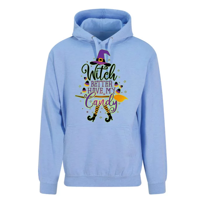 Funny Halloween Witch Better Have My Candy Unisex Surf Hoodie