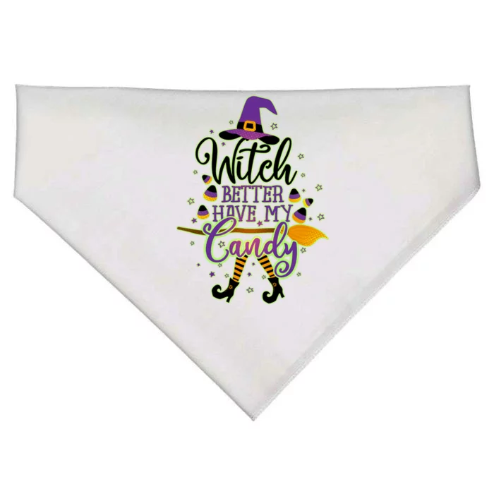 Funny Halloween Witch Better Have My Candy USA-Made Doggie Bandana