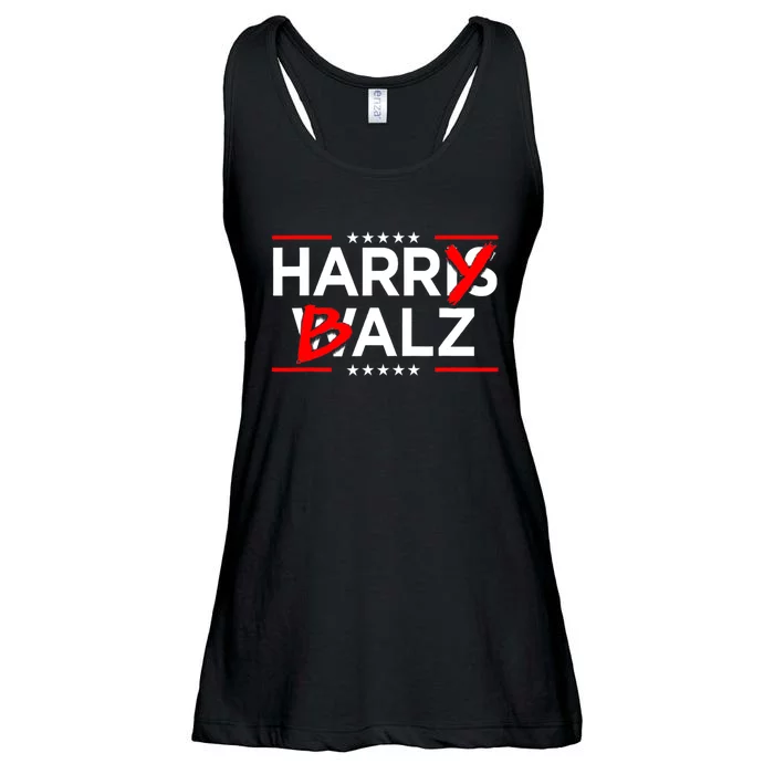 Funny Harris Walz 24 Harry Balz 2024 Meme Democratics Vote Ladies Essential Flowy Tank