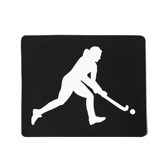 Field Hockey Woman Girl Mousepad