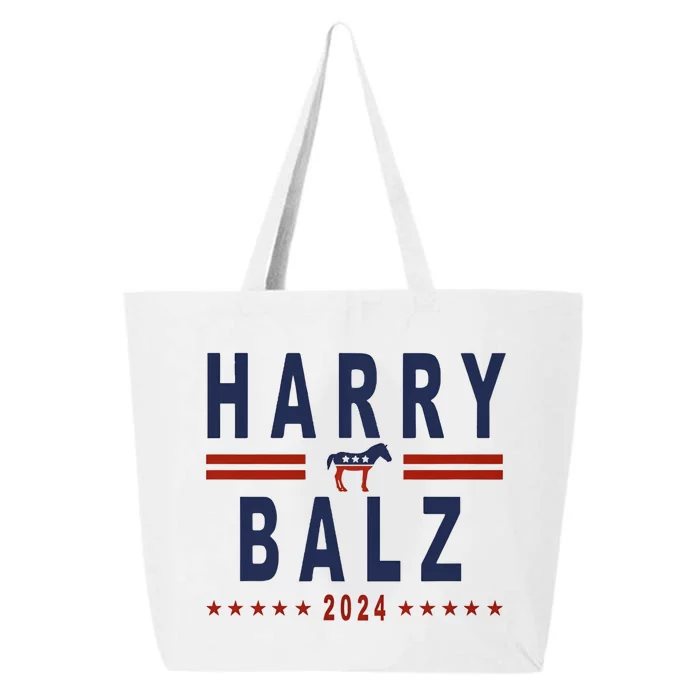 Funny Harris Walz 24 Harry Balz 2024 Meme Democratics Vote 25L Jumbo Tote