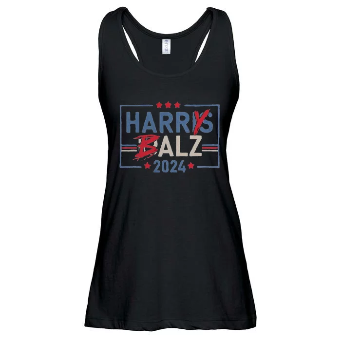 Funny Harris Walz 24 Harry Balz 2024 Ladies Essential Flowy Tank