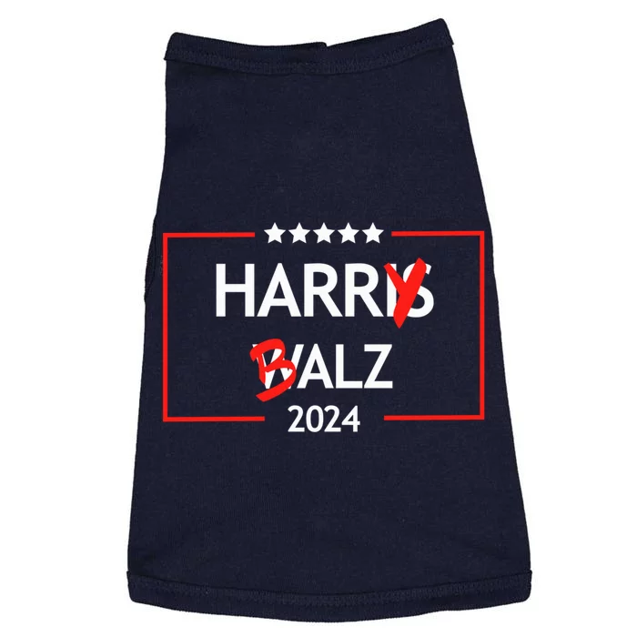 Funny Harris Walz 24 Harry Balz 2024 Meme Doggie Tank