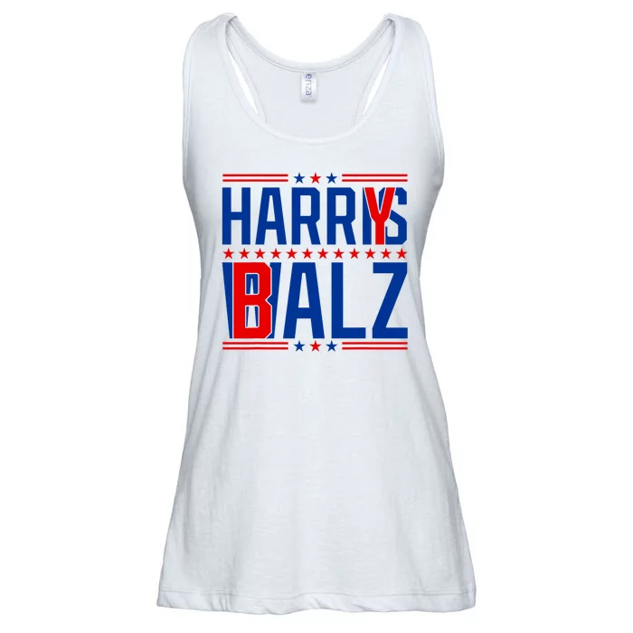 Funny Harris Walz 24 Harry Balz 2024 Meme Democratics Vote Ladies Essential Flowy Tank