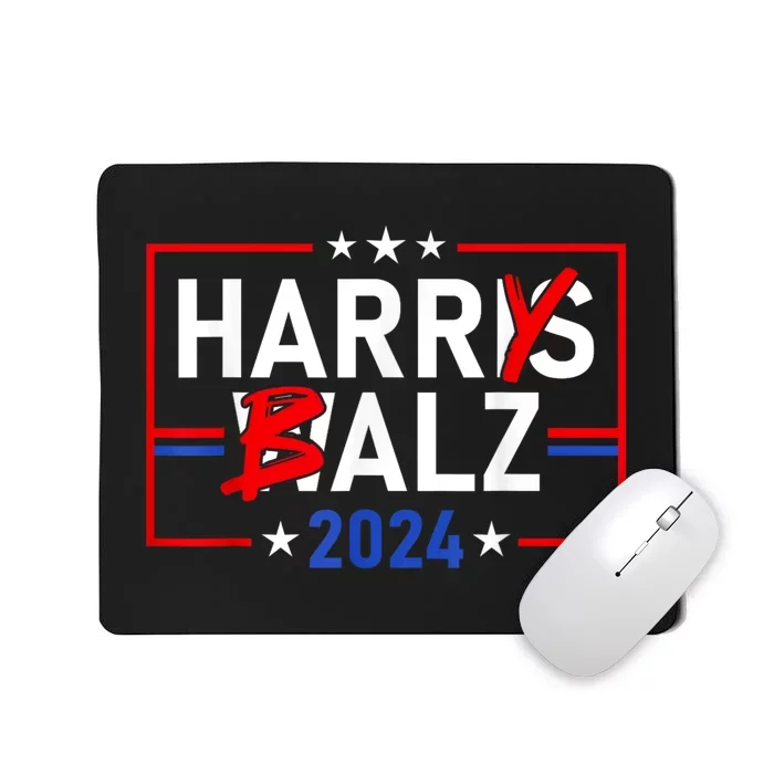 Funny Harris Walz 24 Harry Balz 2024 Meme Democratics Vote Mousepad