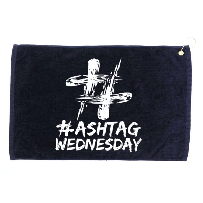 Funny Holy Week Ash Tag Wednesday Christian Faith Cute Gift Grommeted Golf Towel