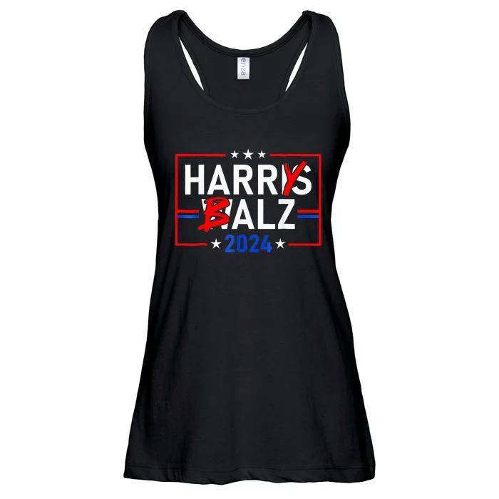 Funny Harris Walz 24 Harry Balz 2024 Meme Ladies Essential Flowy Tank