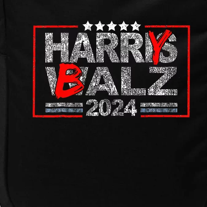 Funny Harris Walz 24 Harry Balz 2024 Meme Democratics Vote Impact Tech Backpack