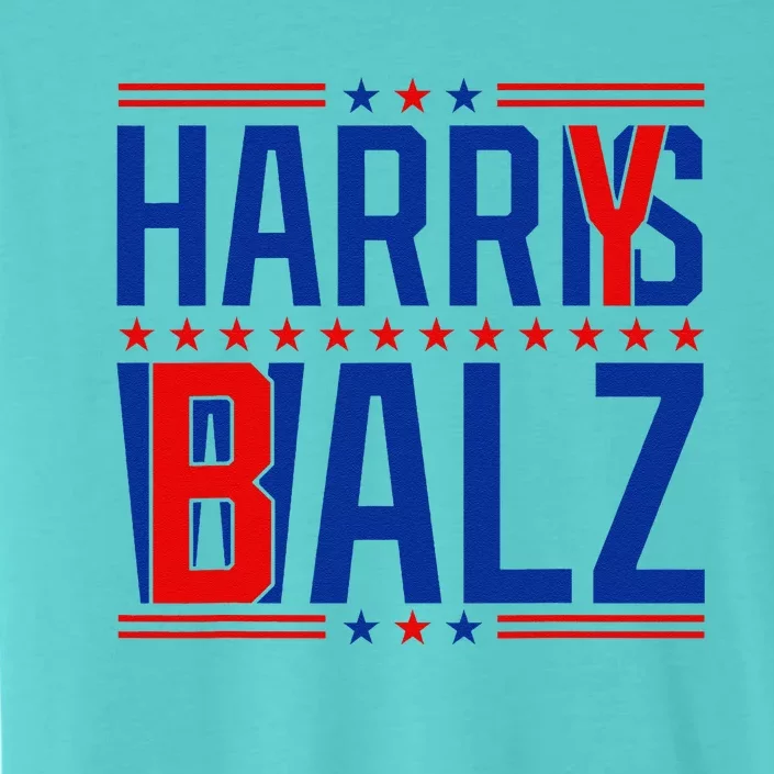 Funny Harris Walz 24 Harry Balz 2024 Meme Democratics Vote ChromaSoft Performance T-Shirt