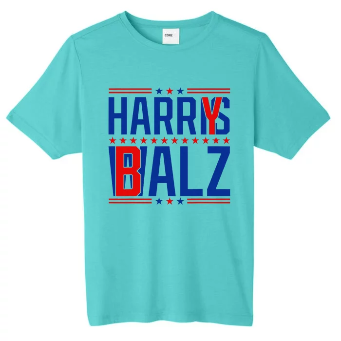 Funny Harris Walz 24 Harry Balz 2024 Meme Democratics Vote ChromaSoft Performance T-Shirt