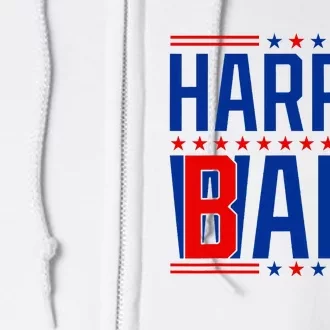 Funny Harris Walz 24 Harry Balz 2024 Meme Democratics Vote Full Zip Hoodie