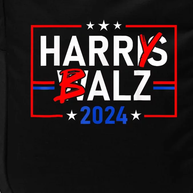 Funny Harris Walz 24 Harry Balz 2024 Meme Democratics Vote Impact Tech Backpack