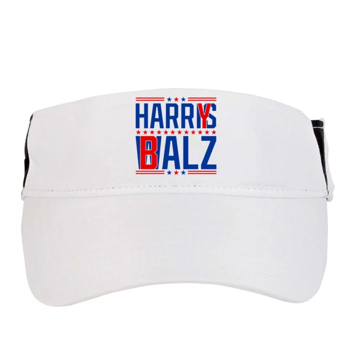 Funny Harris Walz 24 Harry Balz 2024 Meme Democratics Vote Adult Drive Performance Visor