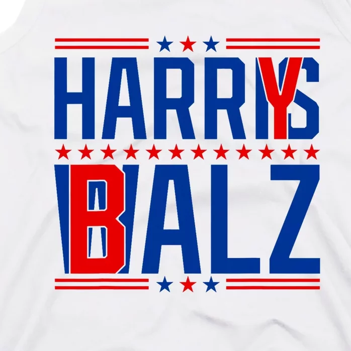 Funny Harris Walz 24 Harry Balz 2024 Meme Democratics Vote Tank Top