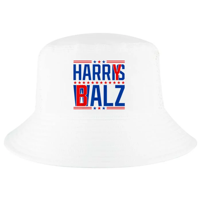 Funny Harris Walz 24 Harry Balz 2024 Meme Democratics Vote Cool Comfort Performance Bucket Hat