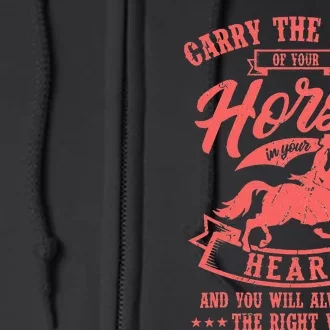 Funny Horse WARMBLOOD Horse riding Full Zip Hoodie