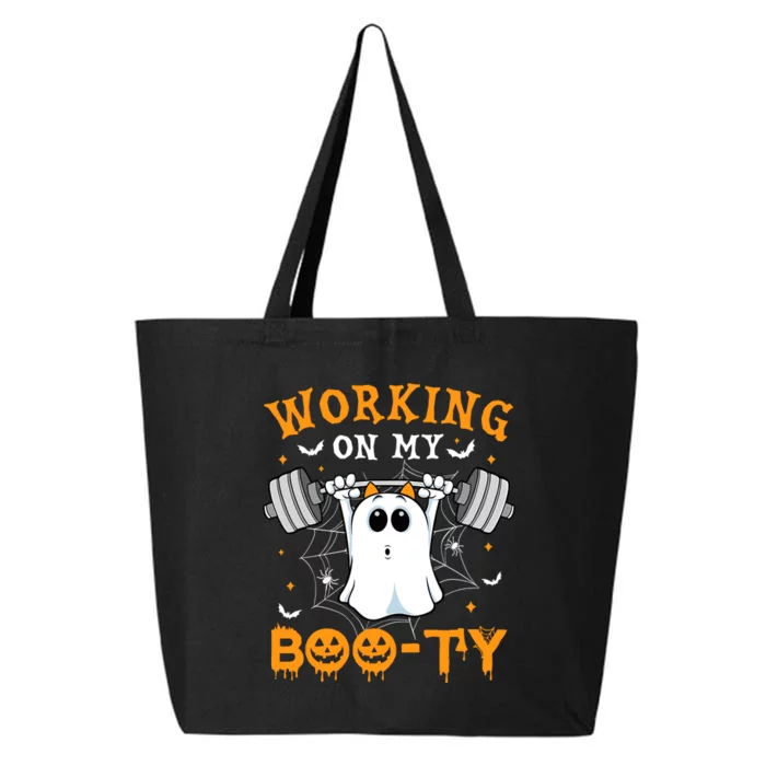 Funny Halloween Working On My Booty Workout Gym 25L Jumbo Tote