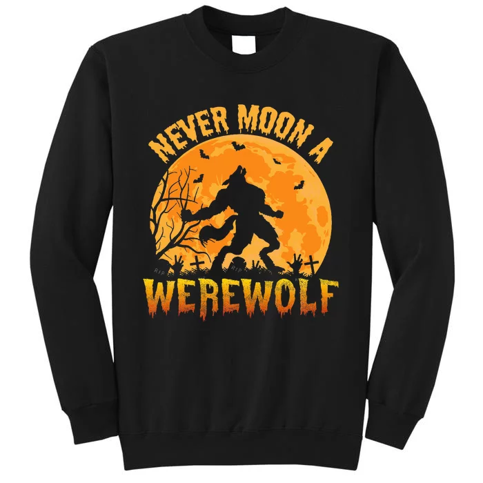 Funny Halloween Werewolf Moon Howl Sweatshirt