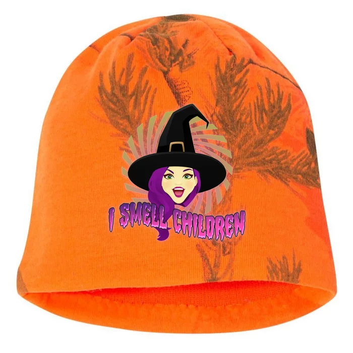 Funny Halloween Witch I Smell Children Kati - Camo Knit Beanie