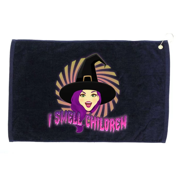 Funny Halloween Witch I Smell Children Grommeted Golf Towel