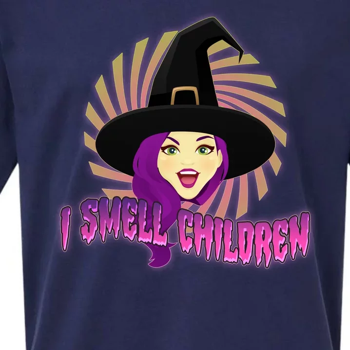 Funny Halloween Witch I Smell Children Sueded Cloud Jersey T-Shirt