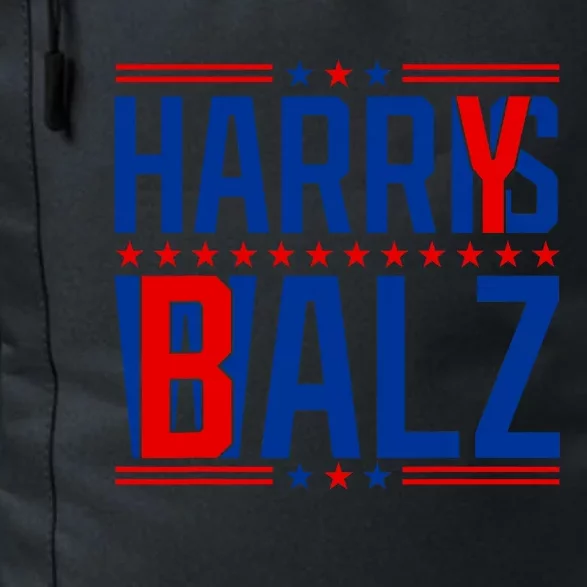 Funny Harris Walz 24 Harry Balz 2024 Meme Democratics Vote Daily Commute Backpack