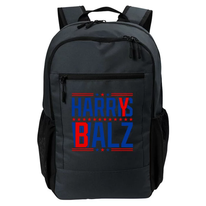 Funny Harris Walz 24 Harry Balz 2024 Meme Democratics Vote Daily Commute Backpack