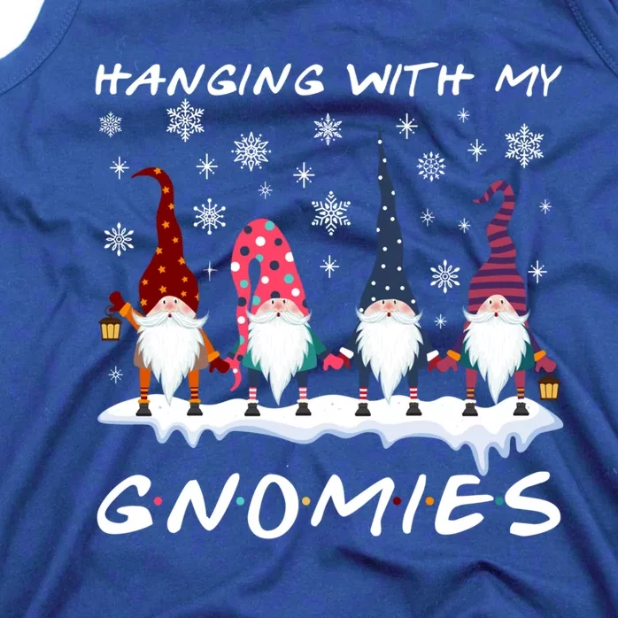 Funny Hanging With My Gnomies Christmas Great Gift Tank Top