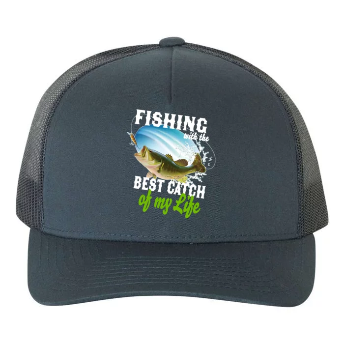 Fishing Husband Wife Marriage Yupoong Adult 5-Panel Trucker Hat