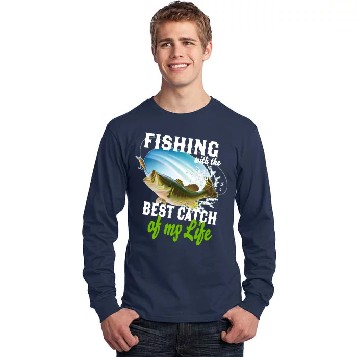 Fishing Husband Wife Marriage Tall Long Sleeve T-Shirt