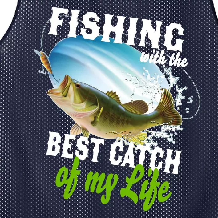 Fishing Husband Wife Marriage Mesh Reversible Basketball Jersey Tank