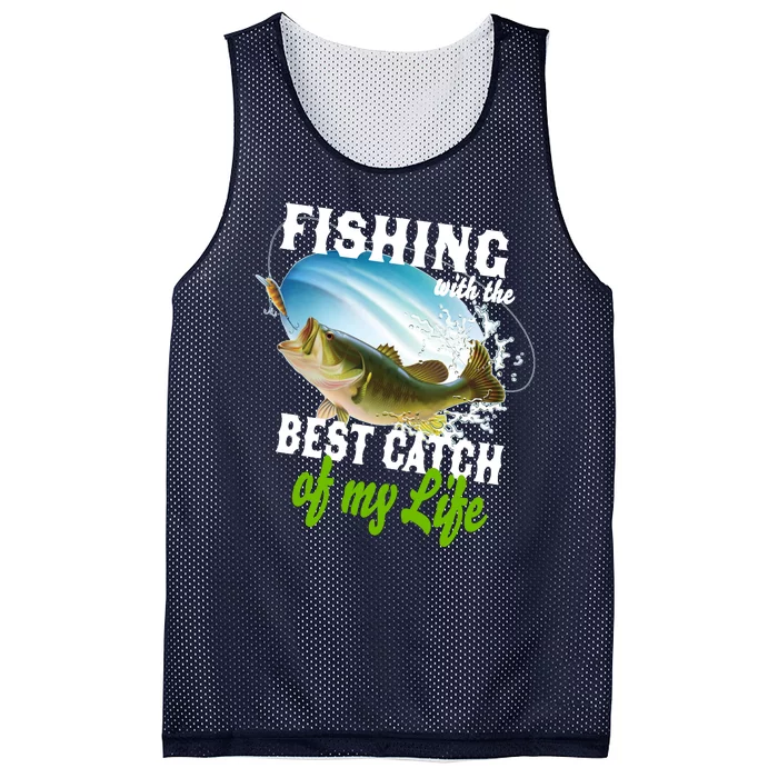 Fishing Husband Wife Marriage Mesh Reversible Basketball Jersey Tank