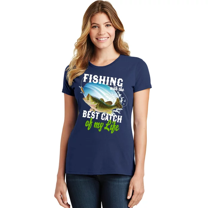 Fishing Husband Wife Marriage Women's T-Shirt