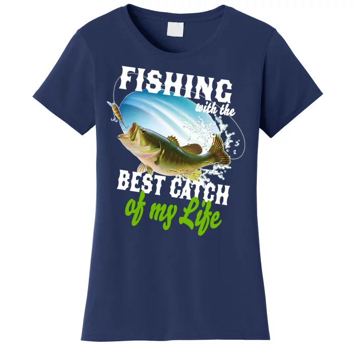 Fishing Husband Wife Marriage Women's T-Shirt