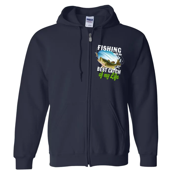 Fishing Husband Wife Marriage Full Zip Hoodie