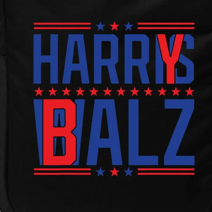 Funny Harris Walz 24 Harry Balz 2024 Meme Democratics Vote Impact Tech Backpack