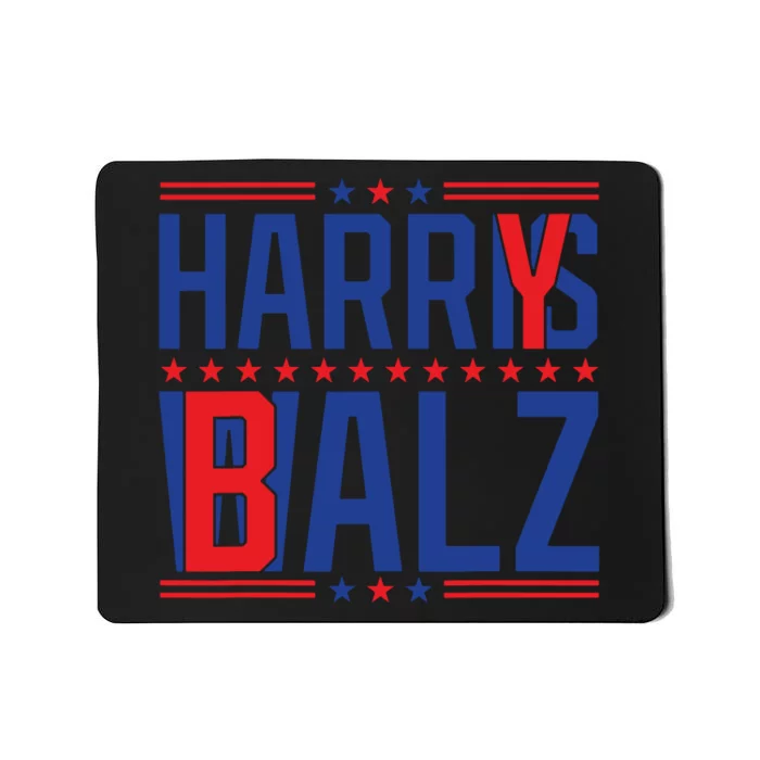 Funny Harris Walz 24 Harry Balz 2024 Meme Democratics Vote Mousepad