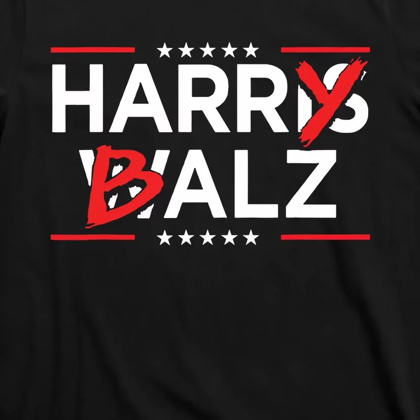 Funny Harris Walz 24 Harry Balz 2024 Meme Kamala Harris T-Shirt