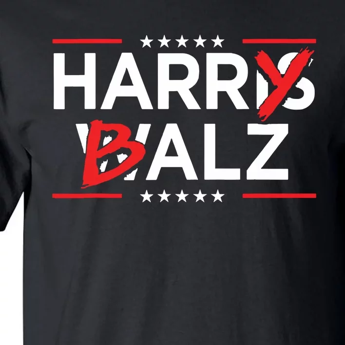 Funny Harris Walz 24 Harry Balz 2024 Meme Kamala Harris Tall T-Shirt