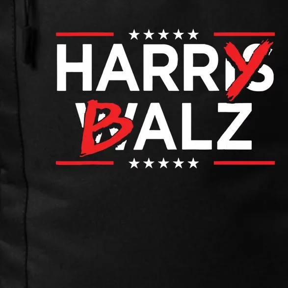 Funny Harris Walz 24 Harry Balz 2024 Meme Kamala Harris Daily Commute Backpack