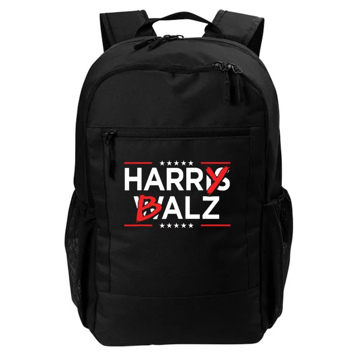 Funny Harris Walz 24 Harry Balz 2024 Meme Kamala Harris Daily Commute Backpack