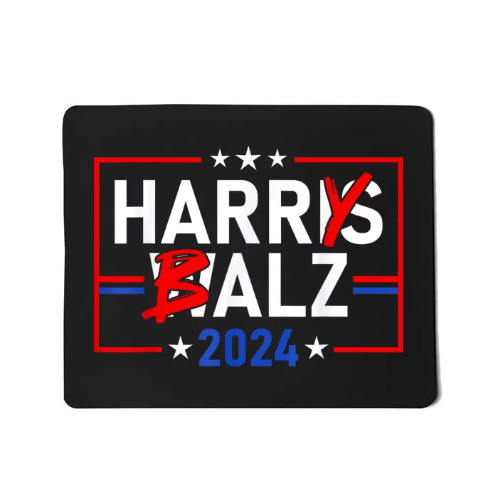 Funny Harris Walz 24 Harry Balz 2024 Meme Democratics Vote Mousepad