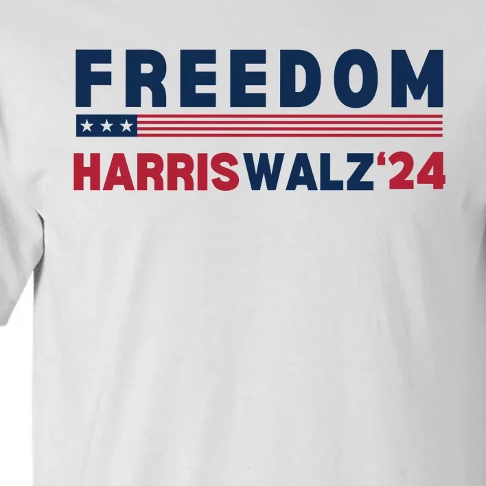 Freedom Harris Walz 2024 Tall T-Shirt