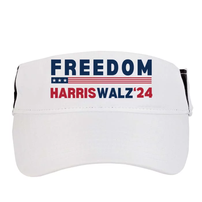 Freedom Harris Walz 2024 Adult Drive Performance Visor