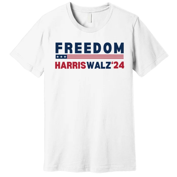 Freedom Harris Walz 2024 Premium T-Shirt