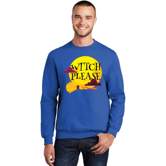 Funny Halloween Witch Please Gift Tall Sweatshirt