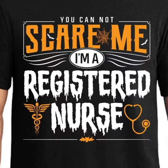 Funny Halloween You CanT Scare Me I Am Registered Nurse Gift Pajama Set