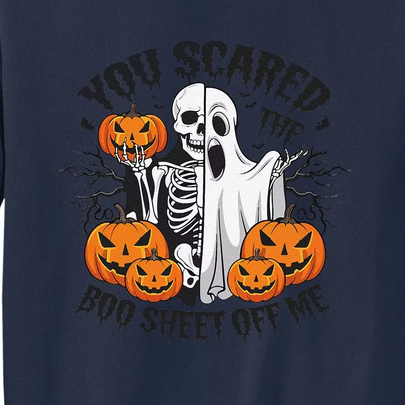 Funny Halloween You Scared Boo Sheet Off Me Sweatshirt